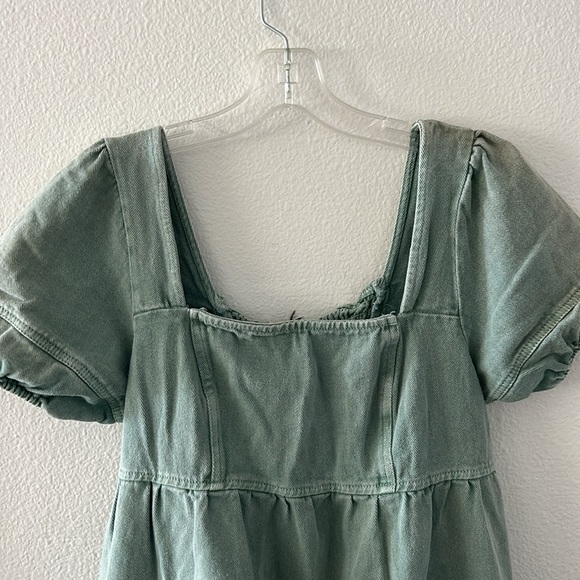 Louna Green Denim Mini Dress - Picture 11 of 13
